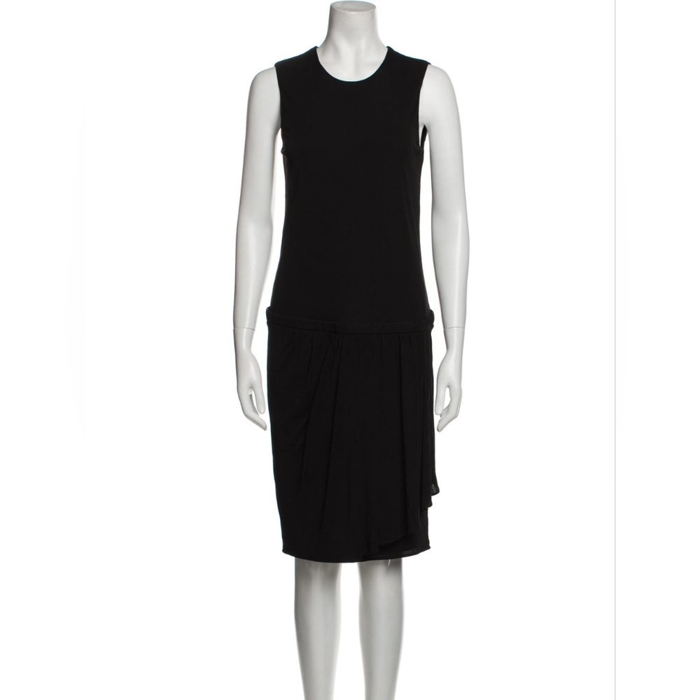 GUCCI BLACK PLEATED COCKTAIL DRESS